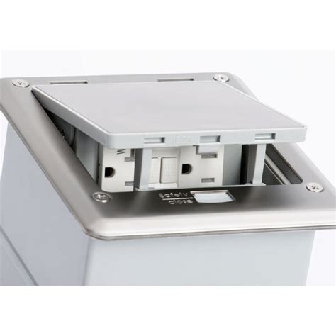 waterproof outdoor electrical floor box pop up|lew electric 6 port floor box.